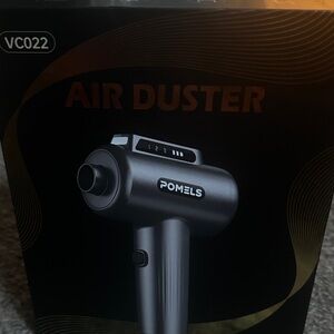 Versatile handheld Air Duster in silver new in box